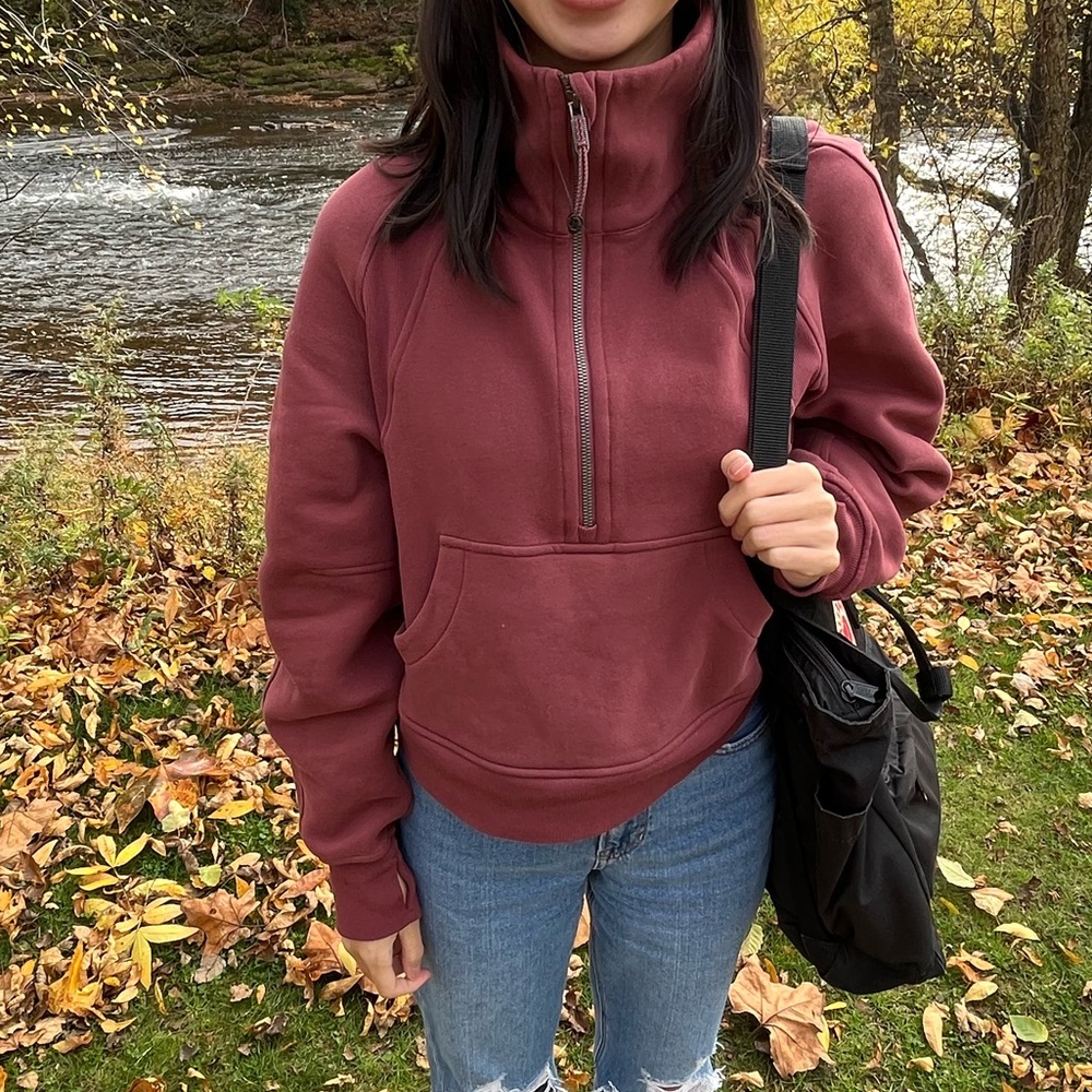 Lululemon Scuba Oversized Funnel Neck Half Zip